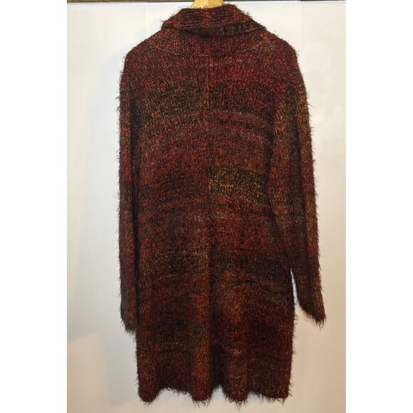 Chico's Womens Wool Blend Cardigan Duster Sweater Size 3‎ Large Buttons Pockets - Picture 8 of 9